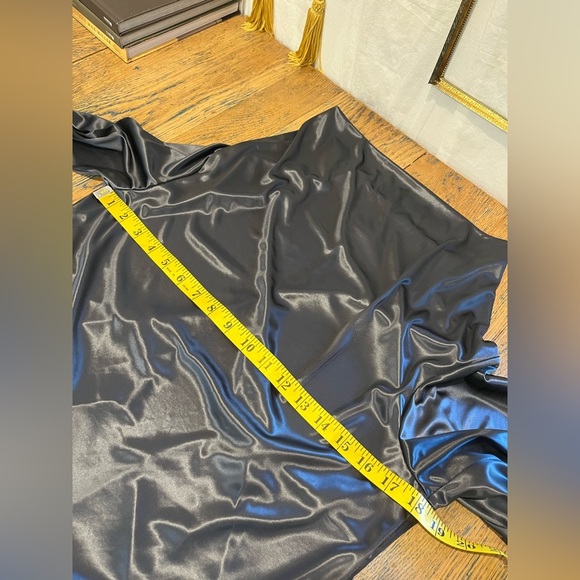 SARAH PACINI – Black Draped Top Size S (no tag, refer to measurements) - Picture 6 of 7